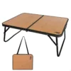 AKTIVE - Table De Camping Pliante Effet Bambou, 60x40x25 Cm