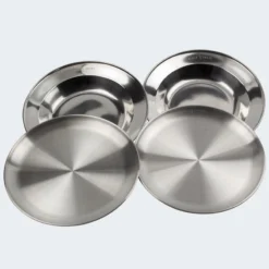Assiette Camping Plate Et Creuse | Diamètre Env. 23 Cm | 2 Assiettes De Chaque -Tente Magasin assiette camping plate et creuse diametre env 23 cm 2 assiettes de chaque 3