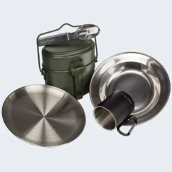 Batterie De Cuisine De Camping, Assiette Plate & Creuse, Couverts Et Tasse Set 9 Batterie De Cuisine De Camping, Assiette Plate & Creuse, Couverts Et Tasse Set -Tente Magasin batterie de cuisine de camping assiette plate and creuse couverts et tasse set 2