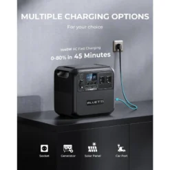 BLUETTI Générateur Électrique Portable AC180 1152Wh Batterie LiFePO4 Pour Voyage -Tente Magasin bluetti generateur electrique portable ac180 1152wh batterie lifepo4 pour voyage 3