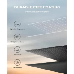 BLUETTI Panneau Solaire PV120 120W Pour Centrales Électriques EB3A Pour Camping -Tente Magasin bluetti panneau solaire pv120 120w pour centrales electriques eb3a pour camping 3