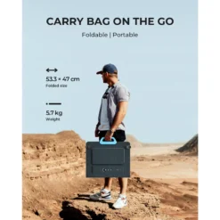 BLUETTI Panneau Solaire PV120 120W Pour Centrales Électriques EB3A Pour Camping -Tente Magasin bluetti panneau solaire pv120 120w pour centrales electriques eb3a pour camping 4