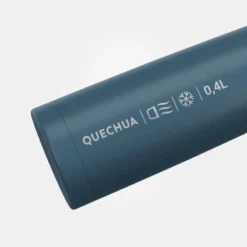Quechua Bouteille Isotherme Inox 0,4L Avec Gobelet Pour La Randonnée - Bleu -Tente Magasin bouteille isotherme inox 04l avec gobelet pour la randonnee bleu 2