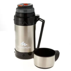 Quechua Bouteille Isotherme Inox 1,5L Avec Gobelet Pour La Randonnée -Tente Magasin bouteille isotherme inox 15l avec gobelet pour la randonnee 4
