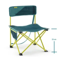 Quechua CHAISE BASSE PLIANTE DE CAMPING MH100 Jaune -Tente Magasin chaise basse pliante de camping mh100 jaune 3