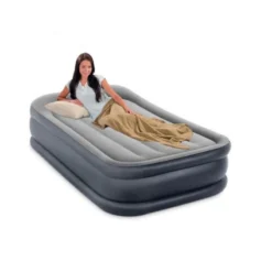 Intex Deluxe Pillow Rest Raised Twin - Lit Gonflable - 191x99x42cm - Avec Accessoires -Tente Magasin deluxe pillow rest raised twin lit gonflable 191x99x42cm avec accessoires 2