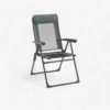 Quechua FAUTEUIL PLIANT CONFORTABLE POUR LE CAMPING - INCLINABLE - ACIER