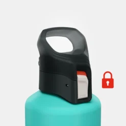 Quechua Gourde Alu 1L Avec Bouchon à Ouverture Rapide Pour La Randonnée - Vert -Tente Magasin gourde alu 1l avec bouchon a ouverture rapide pour la randonnee vert 3