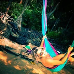 TICKET TO THE MOON Hamac TTTM King Size Bleu Aqua / Rose -Tente Magasin hamac tttm king size bleu aqua rose 3