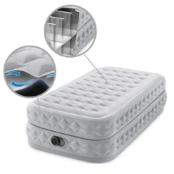 Intex Matelas Gonflable - 1-Person - 99 X 191 X 51 Cm - Gris 9 Intex Matelas Gonflable - 1-Person - 99 X 191 X 51 Cm - Gris -Tente Magasin intex matelas gonflable 1 person 99 x 191 x 51 cm gris 4