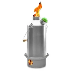 Kelly Kettle Grand 'Base Camp' 1.6L - Acier Inoxydable 8 Kelly Kettle Grand 'Base Camp' 1.6L - Acier Inoxydable -Tente Magasin kelly kettle grand base camp 16l acier inoxydable 3