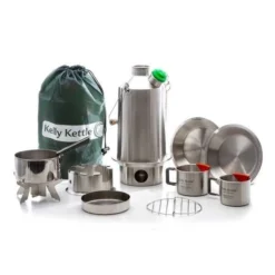 Kelly Kettle Kit 'Base Camp' Ultime - Acier Inoxydable NOUVEAU -Tente Magasin kelly kettle kit base camp ultime acier inoxydable nouveau 3