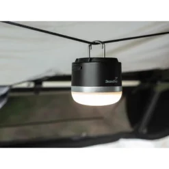 Lampe De Camping LED - Tarfala - Rechargeable USB - Autonomie 110h - Noir -Tente Magasin lampe de camping led tarfala rechargeable usb autonomie 110h noir 2