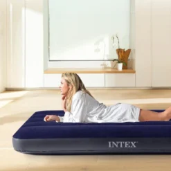 Matelas Gonflable - Intex Classic Downy -1 Personne - 76x191x25 Cm (BxLxH) -Tente Magasin matelas gonflable intex classic downy 1 personne 76x191x25 cm bxlxh 5