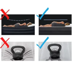 Matelas Gonflable - Intex Prestige Downy -1 Personne - 76x191x25 Cm (BxLxH) -Tente Magasin matelas gonflable intex prestige downy 1 personne 76x191x25 cm bxlxh 3