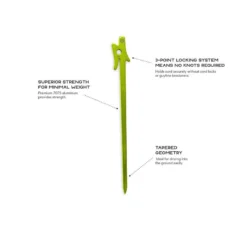 Nemo Equipment Airpin Tent Pegs - 4 Pièces -Tente Magasin nemo equipment airpin tent pegs 4 pieces 4