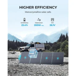 Panneau Solaire BLUETTI PV200 | 200 W -Tente Magasin panneau solaire bluetti pv200 200 w 2