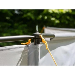 Paravent De Camping Bora - Brise-Vue - 4,5 X 1,4 M - Résistant Au Vent - Gris -Tente Magasin paravent de camping bora brise vue 45 x 14 m resistant au vent gris 5
