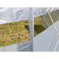 Paravent De Camping Bora - Brise-Vue - 6,0 X 1,4 M - Résistant Au Vent - Gris -Tente Magasin paravent de camping bora brise vue 60 x 14 m resistant au vent gris 4