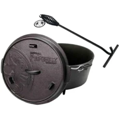 Petromax Dutch Oven FT6-6QT (avec Pieds) Et Levier De Couvercle -Tente Magasin petromax dutch oven ft6 6qt avec pieds et levier de couvercle 5