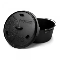 Petromax Dutch Oven FT9-9QT (Sans Pieds) Set - Poêle + Levier De Couvercle + -Tente Magasin petromax dutch oven ft9 9qt sans pieds set poele levier de couvercle 3