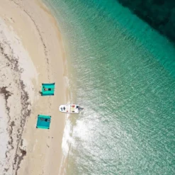 TICKET TO THE MOON Picnic Blanket Emerald / Green -Tente Magasin picnic blanket emerald green 2