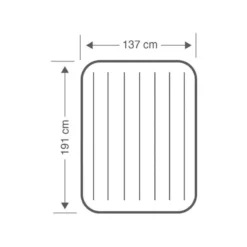 Intex Prestige Downy Full Airbed - Lit Gonflable - 191x137x25cm - Avec Accessoires -Tente Magasin prestige downy full airbed lit gonflable 191x137x25cm avec accessoires 3