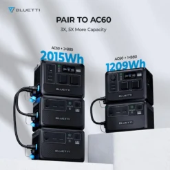 Station Électrique Portable BLUETTI AC60+B80+PV200,IP65 Générateur Solaire 12 Station Électrique Portable BLUETTI AC60+B80+PV200,IP65 Générateur Solaire -Tente Magasin station electrique portable bluetti ac60b80pv200ip65 generateur solaire 5