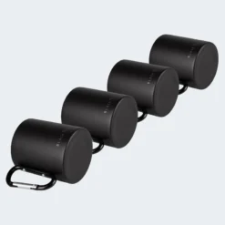 Tasse Thermique De Camping 300 Ml | Mousqueton | Acier Inoxydable | 4 Gobelets -Tente Magasin tasse thermique de camping 300 ml mousqueton acier inoxydable 4 gobelets 4