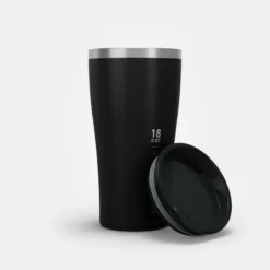 Tente Magasin -Tente Magasin tasse verre mh500 isotherme double paroi inox camp du randonneur 05l noir 1