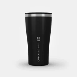 Quechua Tasse / Verre MH500 Isotherme (double Paroi Inox) Camp Du Randonneur 0,5L Noir -Tente Magasin tasse verre mh500 isotherme double paroi inox camp du randonneur 05l noir 9