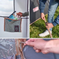 Tente Coleman 8 Personnes Octagon Gris -Tente Magasin tente coleman 8 personnes octagon gris 5