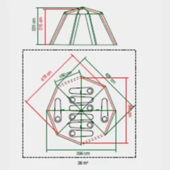 Tente Coleman 8 Personnes Octagon Gris -Tente Magasin tente coleman 8 personnes octagon gris 6
