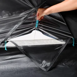 Quechua Tente De Camping - MH100 - 3 Places - Fresh & Black 19 Quechua Tente De Camping - MH100 - 3 Places - Fresh & Black -Tente Magasin tente de camping mh100 3 places fresh and black 9