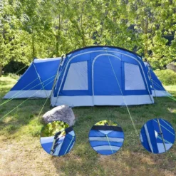 Tente Familiale Dôme Nimbus 12 - Camping - 12 Personnes - 3 Cabines 12 Tente Familiale Dôme Nimbus 12 - Camping - 12 Personnes - 3 Cabines -Tente Magasin tente familiale dome nimbus 12 camping 12 personnes 3 cabines 5