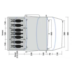 Tente Gonflable Outwell Jacksondale 7PA -Tente Magasin tente gonflable outwell jacksondale 7pa 2