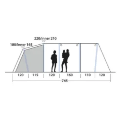Tente Gonflable Outwell Knightdale 8PA 8 Tente Gonflable Outwell Knightdale 8PA -Tente Magasin tente gonflable outwell knightdale 8pa 3