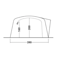 Tente Gonflable Outwell Knightdale 8PA 9 Tente Gonflable Outwell Knightdale 8PA -Tente Magasin tente gonflable outwell knightdale 8pa 4
