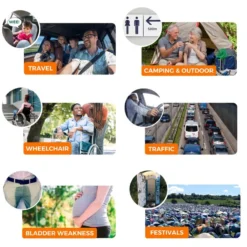 Toilette D'urgence Jonhy Wee, 3 Pièces -Tente Magasin toilette durgence jonhy wee 3 pieces 6