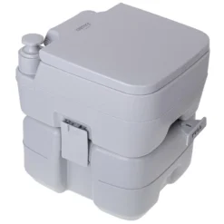 Toilette Portable 20L Pour Camping-Car, WC Avec Chasse D'Eau 13L Camry -Tente Magasin toilette portable 20l pour camping car wc avec chasse deau 13l camry 6